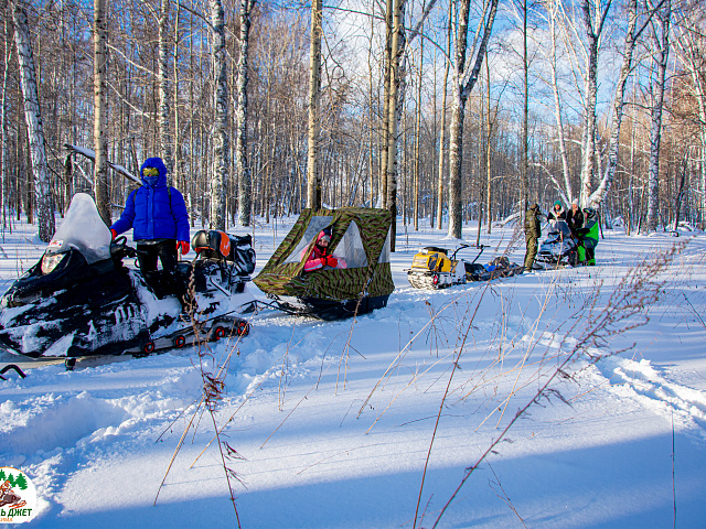 На старый Новый Год идём в Таёжник по новому маршруту 